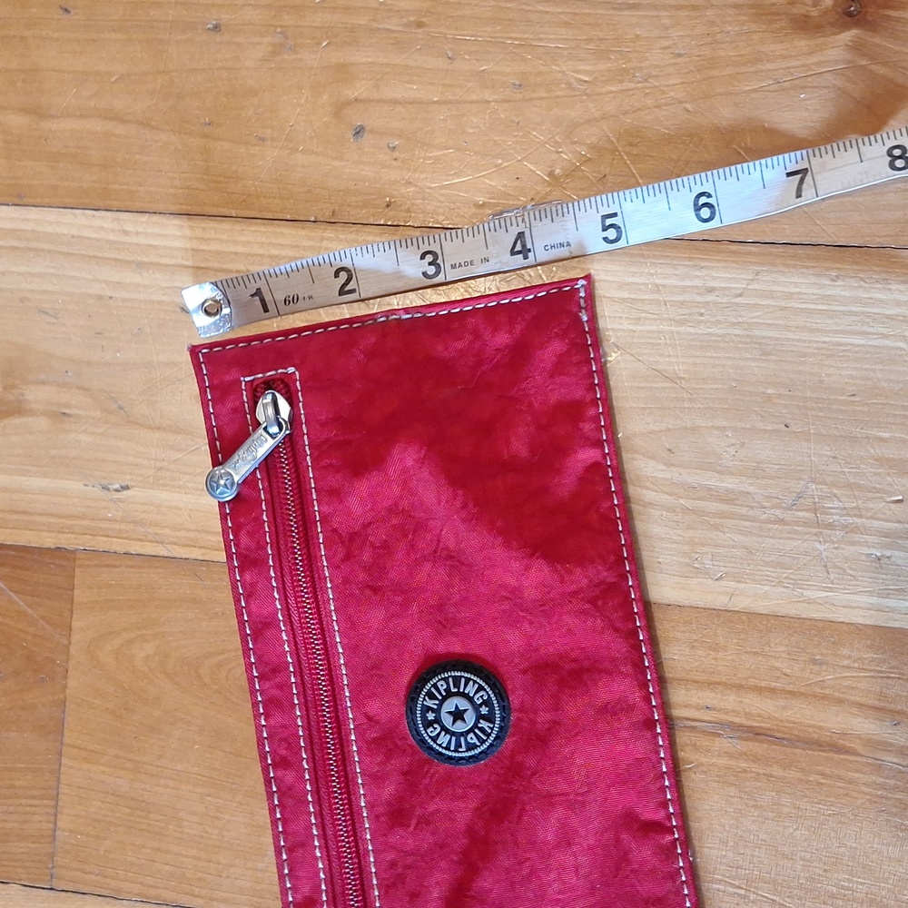 Kipling Red Travel Passport Pouch - Picture 9 of 9